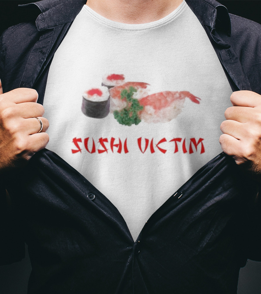 Acervo Kali Uchis Sushi Victim Nigiri And Rolls With Wasabi T-Shirt