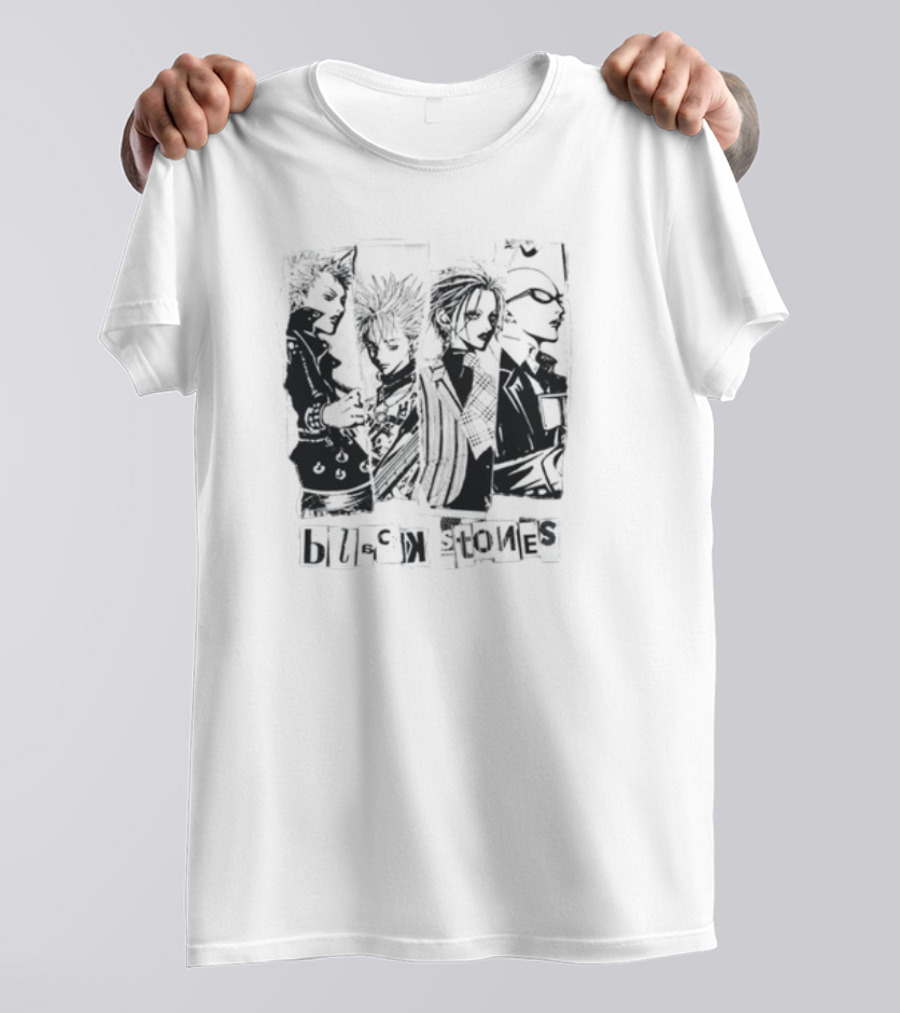 Ai Yazawa Collection Ut Black Stones Manga Characters T-Shirt
