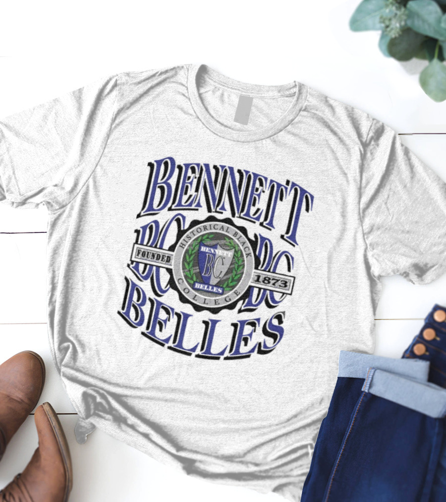 Bennett Belles Historical Black College BC Crest 90s T-Shirt
