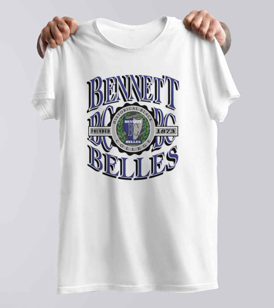 Bennett Belles Historical Black College BC Crest 90s T-Shirt