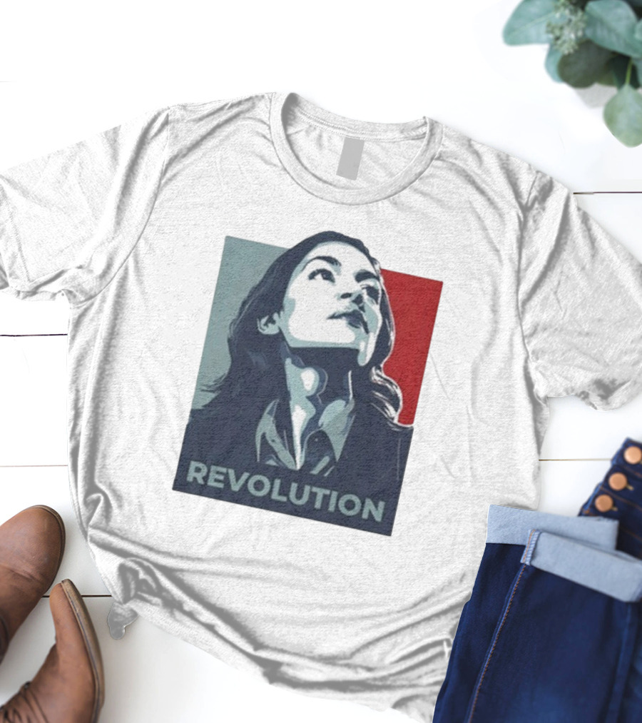 Alexandria Ocasio-Cortez AOC Revolution Inspiration T-Shirt