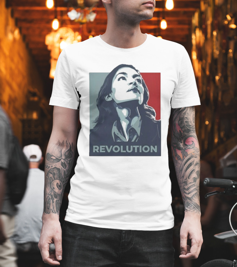 Alexandria Ocasio-Cortez AOC Revolution Inspiration T-Shirt