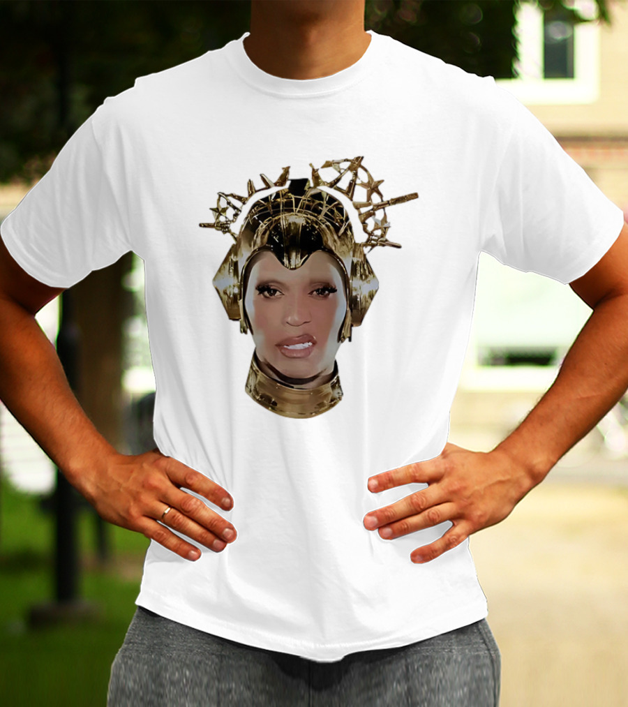 Beyoncé Cowboy Carter Bigface Metallic Headpiece T-Shirt