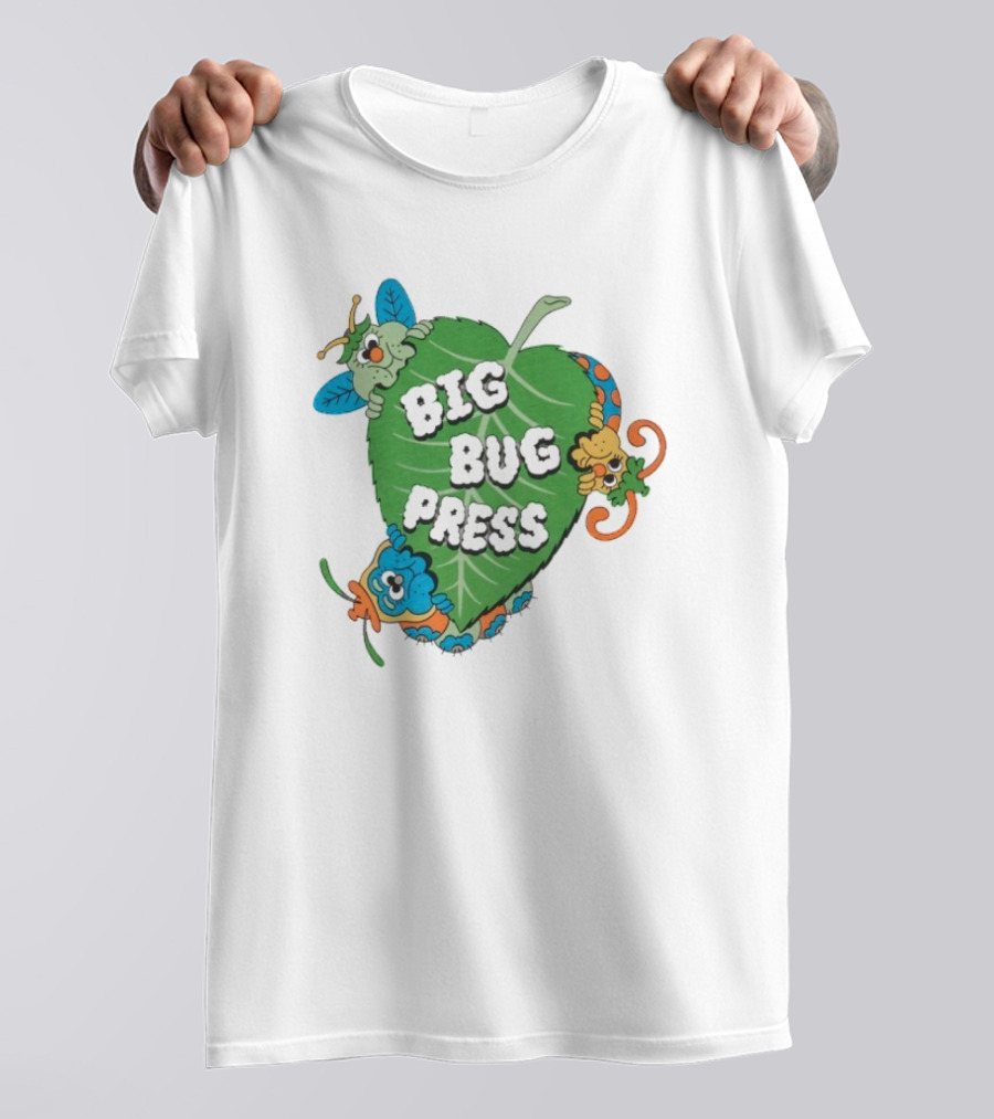 Big Bug Press Leafy Lunchtime Cute Cartoon Characters T-Shirt