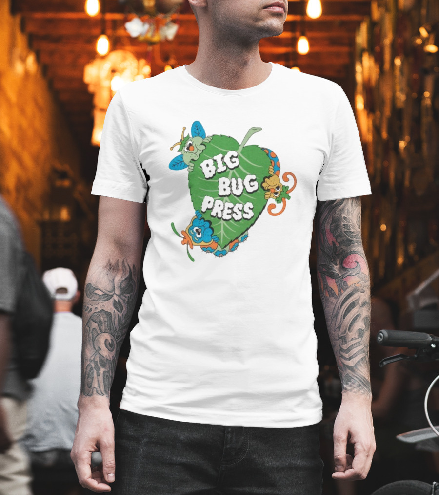 Big Bug Press Leafy Lunchtime Cute Cartoon Characters T-Shirt