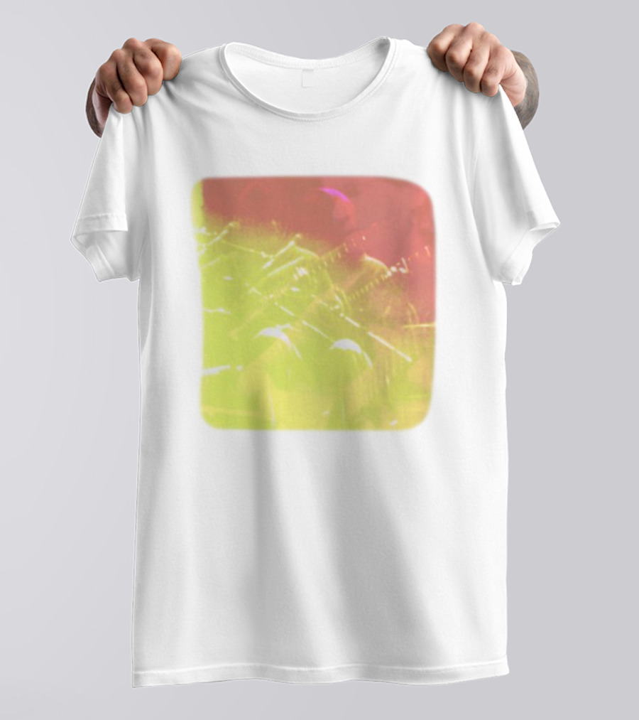 Big Thief Live At Revolution Hal Multicolored Guitar Overlay T-Shirt