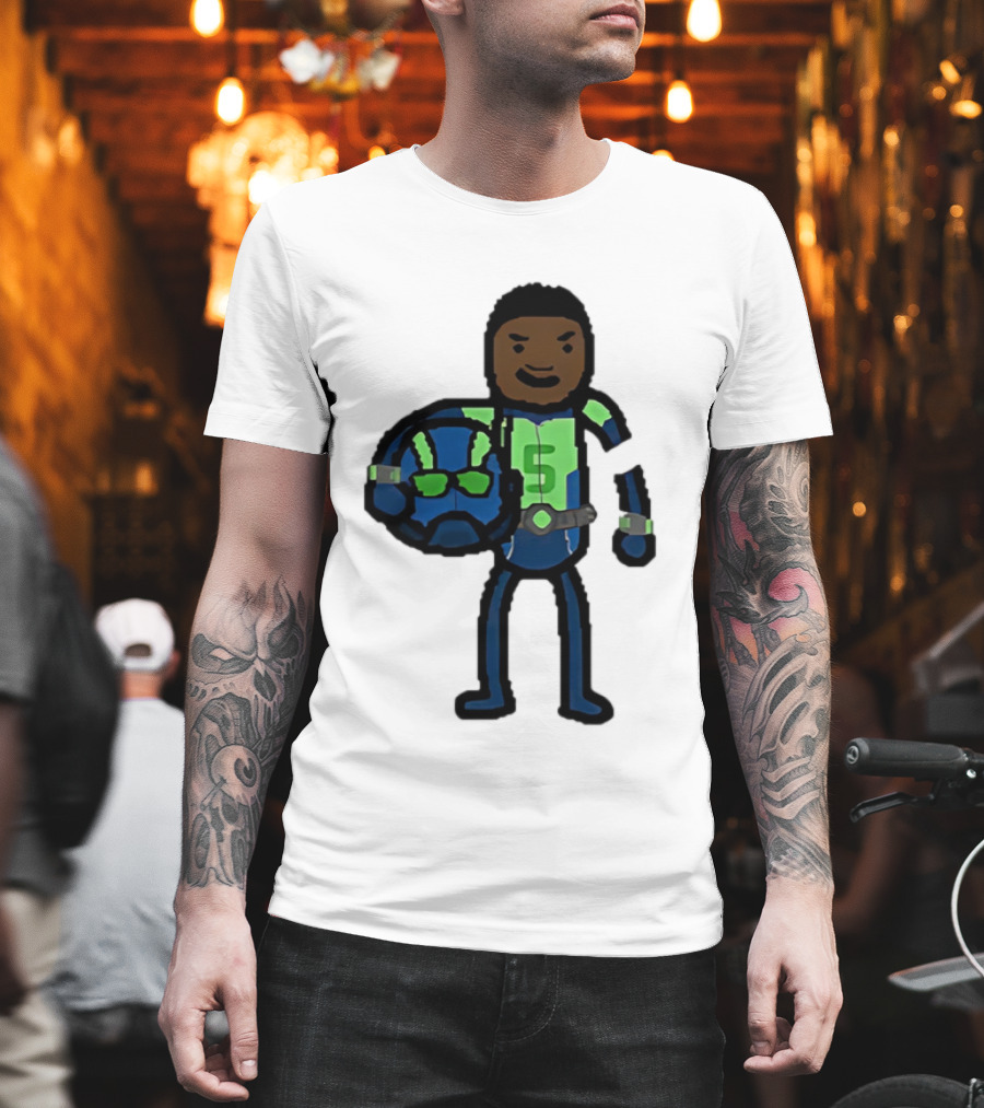 "Anthony Edwards No.5 Cartoon Ant-Man Style Minnesota Timberwolves" T-Shirt