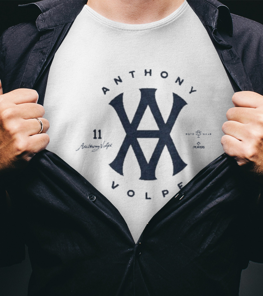 Anthony Volpe AV 11 Signature Icon Symbol Collection T-Shirt