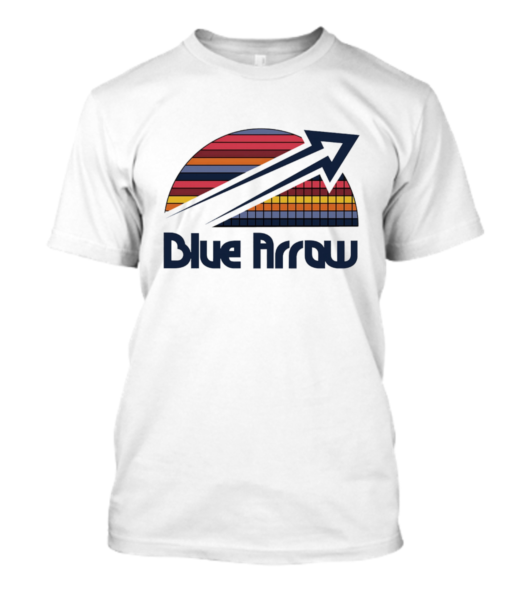 Blue Arrow Denver Nuggets Skyline 2025 T-Shirt