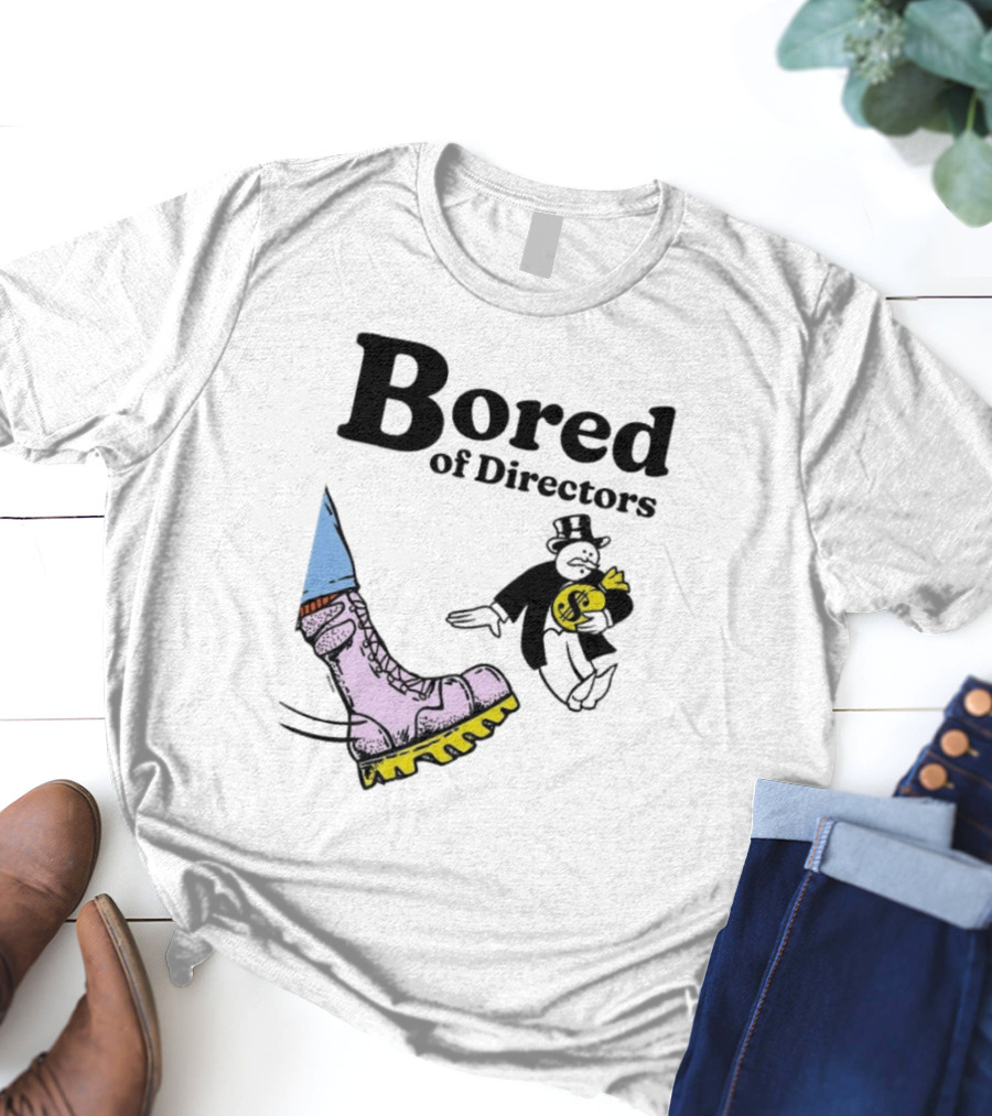 Bored Of Directors Stomp Boot Money Bag T-Shirt