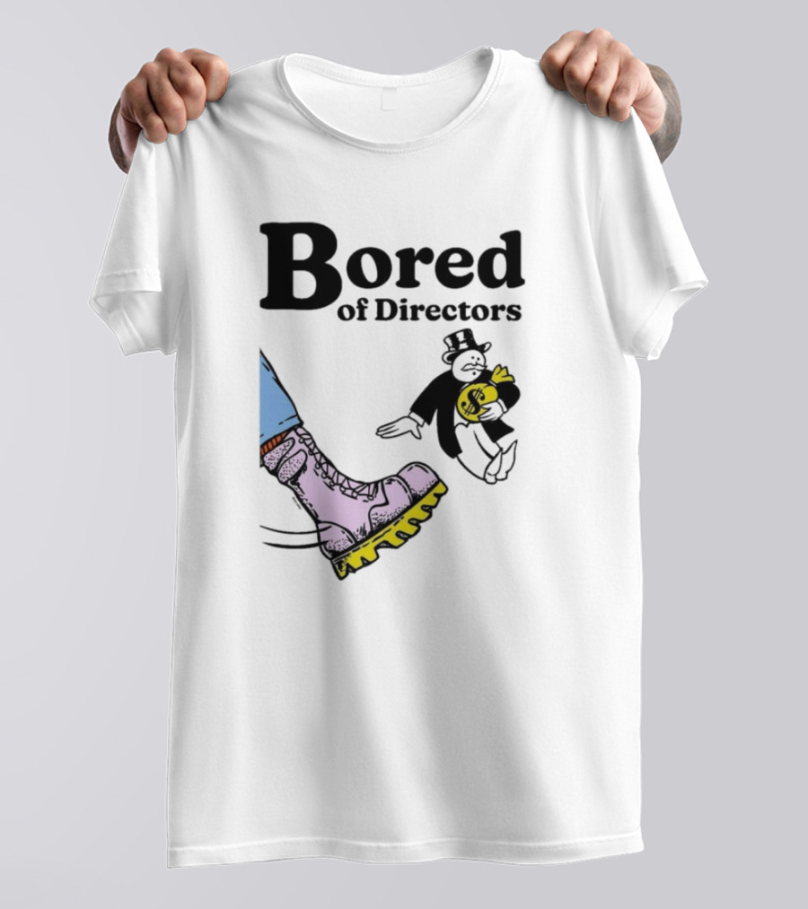 Bored Of Directors Stomp Boot Money Bag T-Shirt