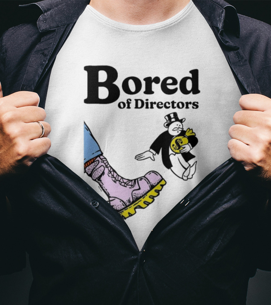 Bored Of Directors Stomp Boot Money Bag T-Shirt