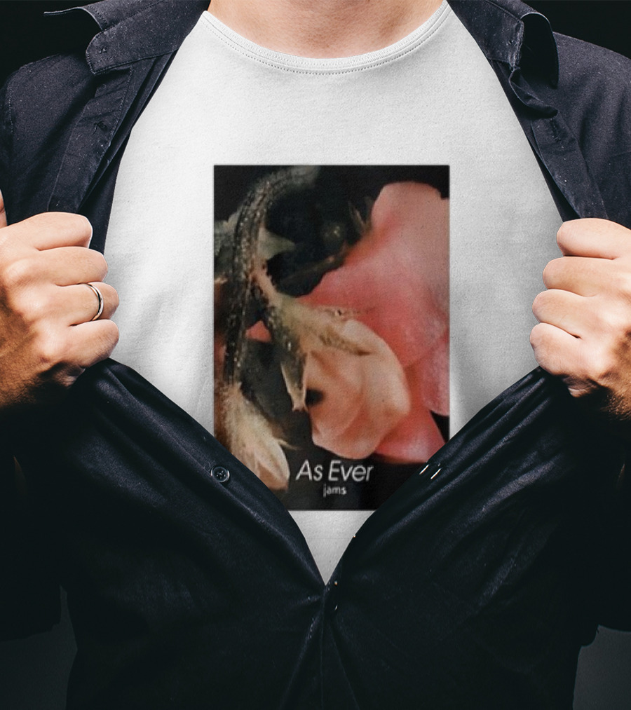 As Ever Jams 02 Pink Floral Close-Up T-Shirt