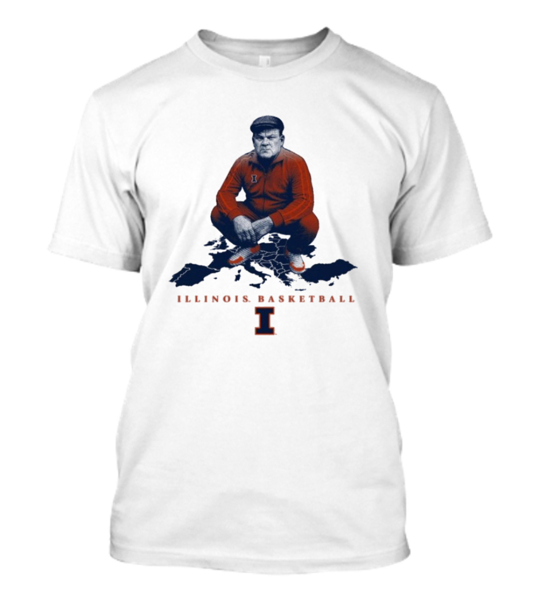 Bret Bielema Illinois Basketball Fighting Illini Coach Bradimir T-Shirt