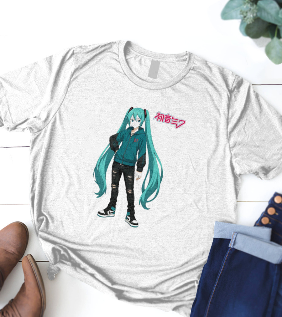 初音ミク Atlanta Miku Character T-Shirt