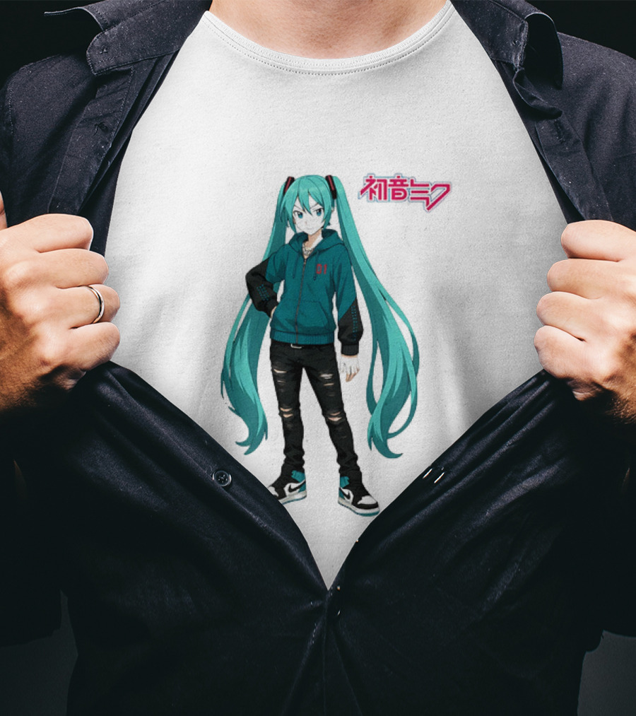 初音ミク Atlanta Miku Character T-Shirt