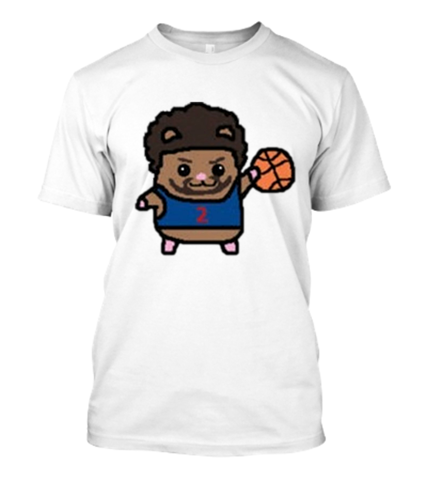 Cade Cunninghamster Basketball Cartoon Character Sportswear T-Shirt