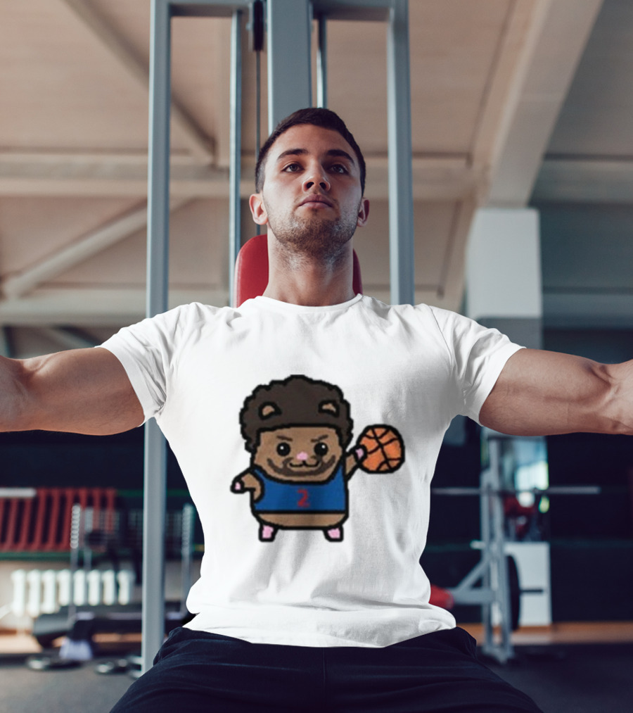 Cade Cunninghamster Basketball Cartoon Character Sportswear T-Shirt