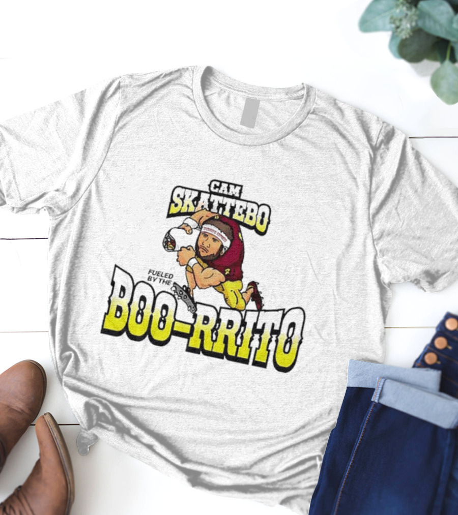 Cam Skattebo Boo-Rrito Football Tackle Motivated By Burrito T-Shirt