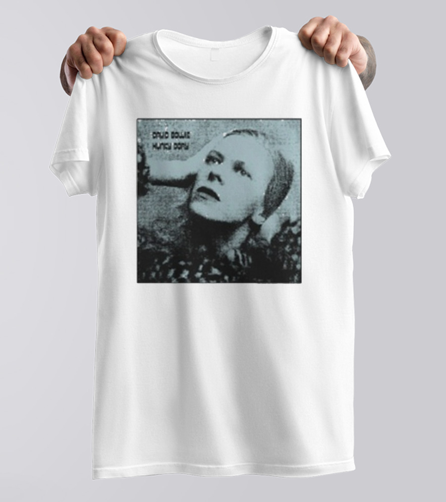 David Bowie Hunky Dory Album Cover Iconic 1971 Retro Style T-Shirt