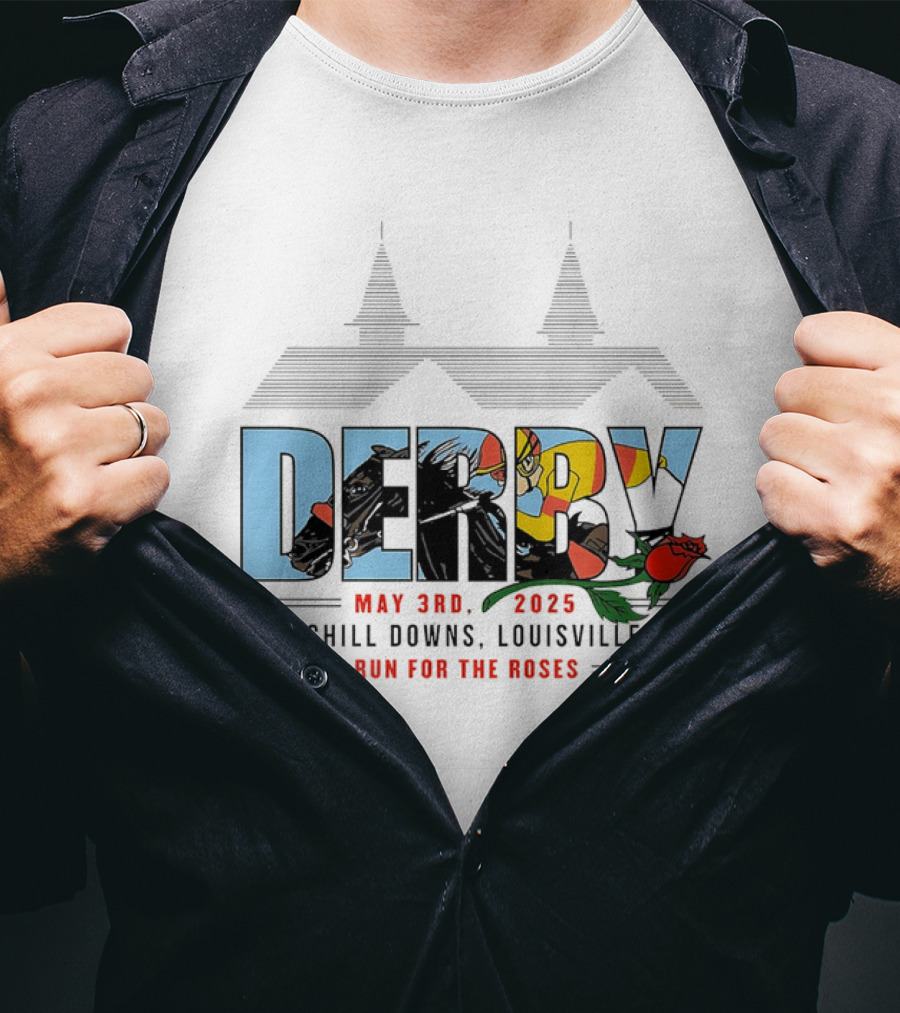 Derby May 3rd 2025 Churchill Downs Louisville KY Run For The Roses T-Shirt