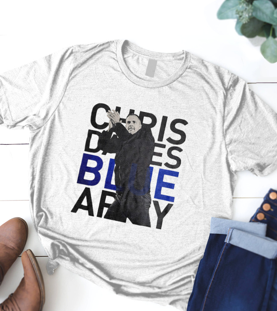 Chris Davies Blue Army Leadership And Inspiration T-Shirt