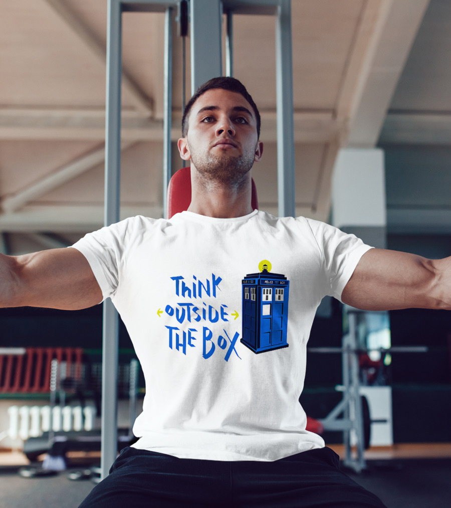 Think Outside The Box Doctor Who Tardis T-Shirt