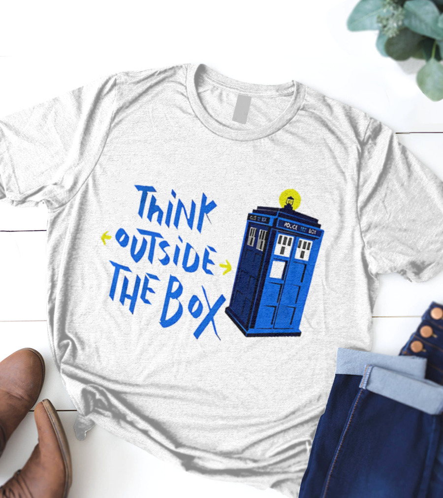 Think Outside The Box Doctor Who Tardis T-Shirt