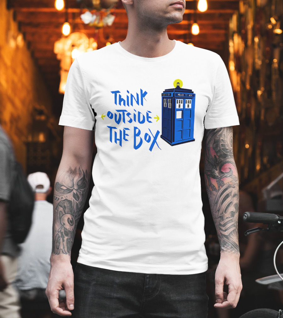 Think Outside The Box Doctor Who Tardis T-Shirt