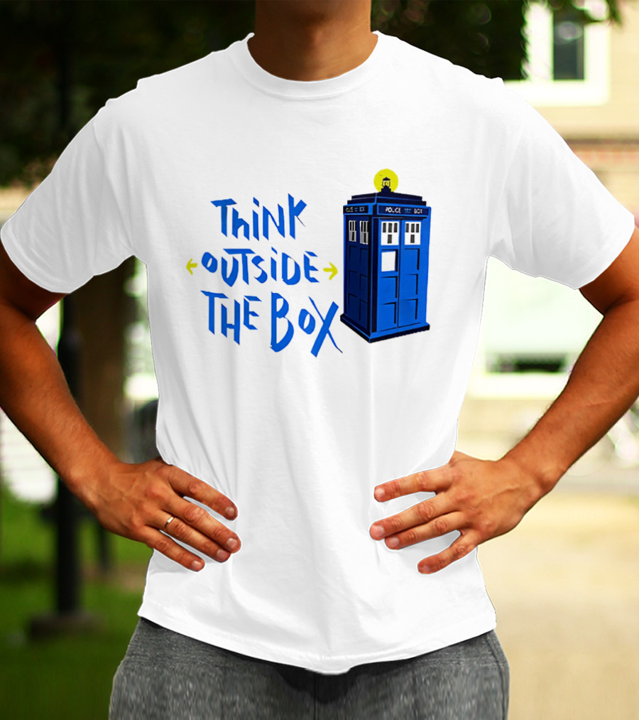 Think Outside The Box Doctor Who Tardis T-Shirt