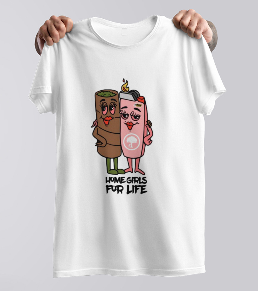 Push Trees Dope.As.Yola Home Girls For Life T-Shirt