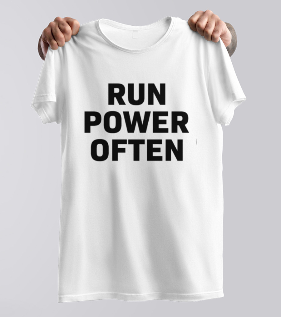 Coach Tom Yashinsky Run Power Often Football And Wings Illustration T-Shirt