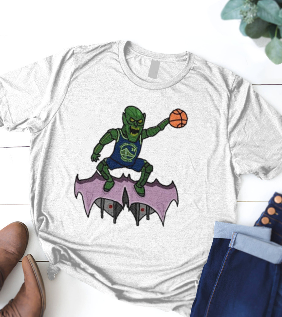 Golden State Warriors Draymond Green Goblin Basketball Crossover T-Shirt
