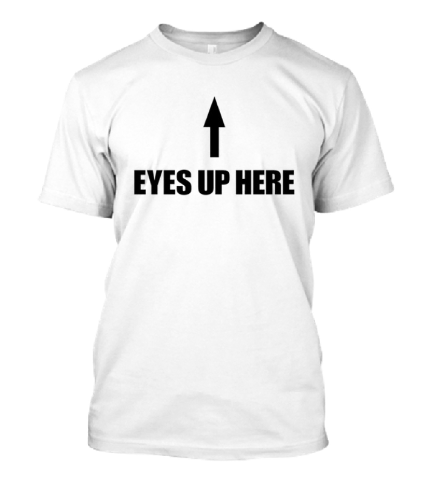 Cowboys Of Habit Eyes Up Here Arrow Graphic T-Shirt
