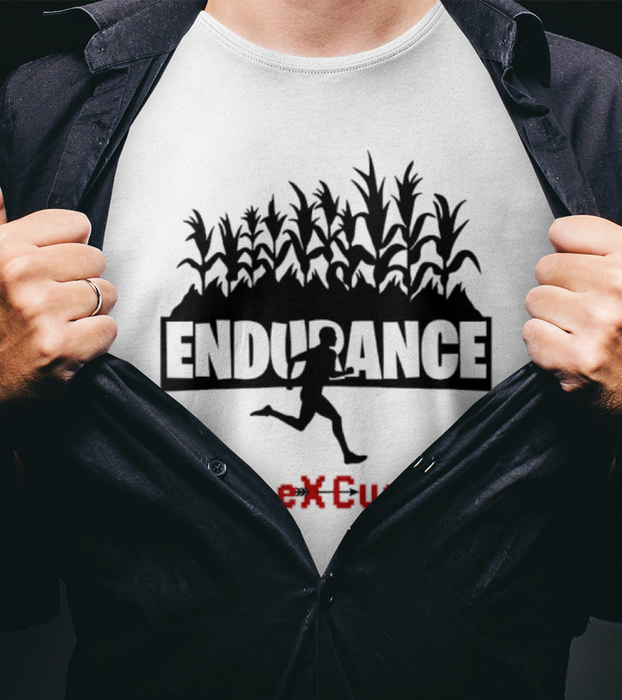 Endurance Cross Country Runner No Excuses Athlete Determination T-Shirt