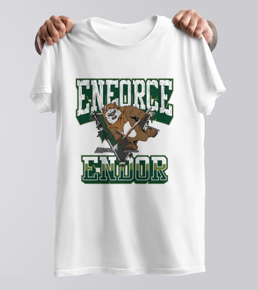 Enforce Endor Hockey Ewok Warrior T-Shirt