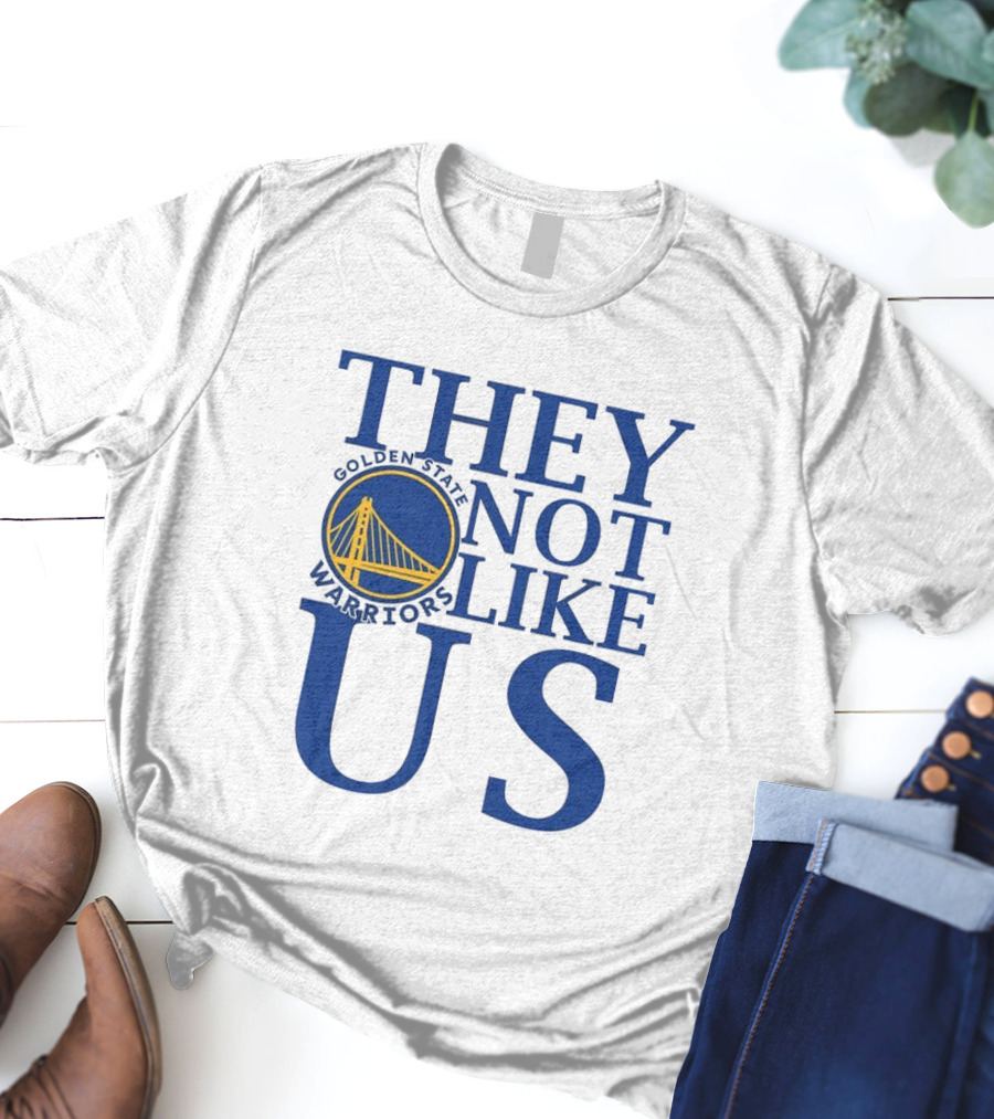 Golden State Warriors They Not Like Us Bay Bridge Icon T-Shirt