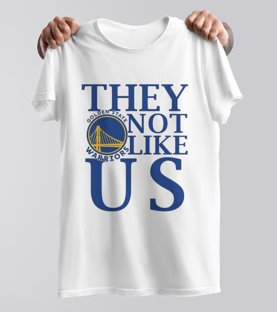 Golden State Warriors They Not Like Us Bay Bridge Icon T-Shirt