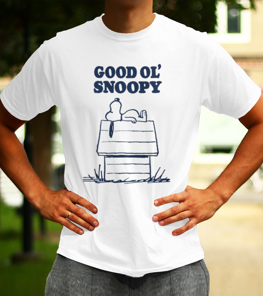 Good Ol’ Snoopy Lying On Doghouse T-Shirt