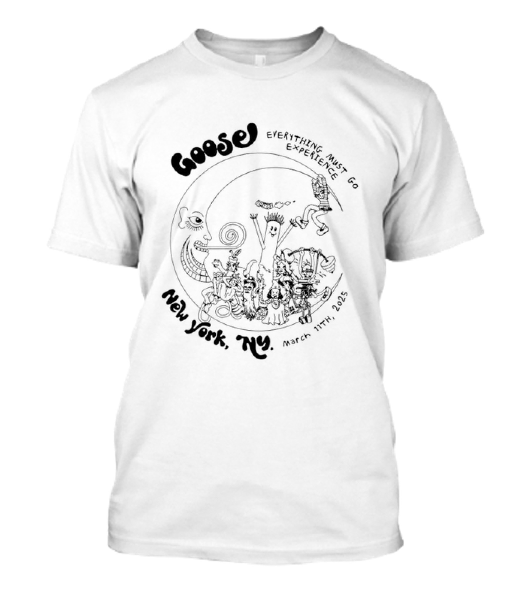 Goose Everything Must Go Experience With Skeleton Vibes T-Shirt