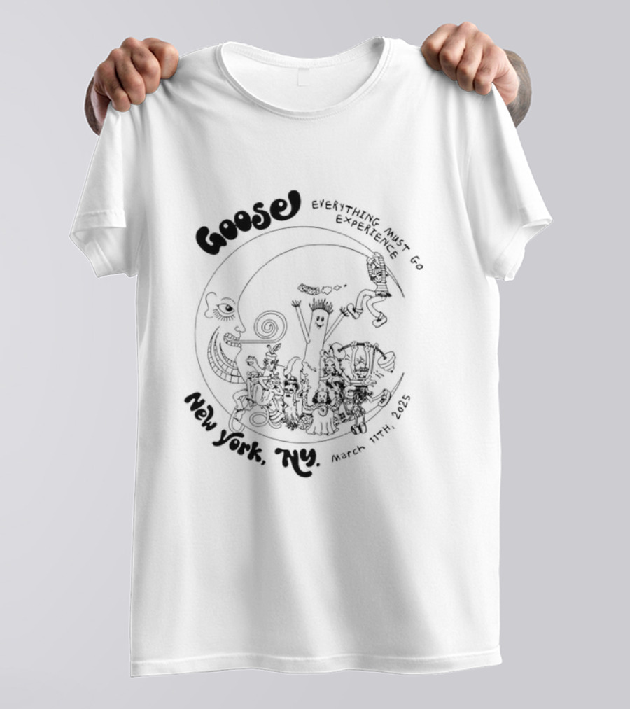 Goose Everything Must Go Experience With Skeleton Vibes T-Shirt