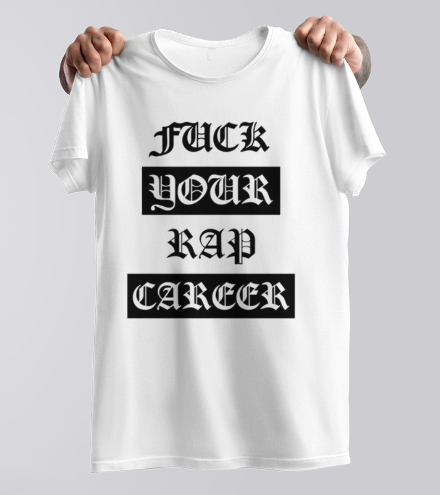 Foos Gone Wild F Your Rap Career Hand Sign Graphic T-Shirt