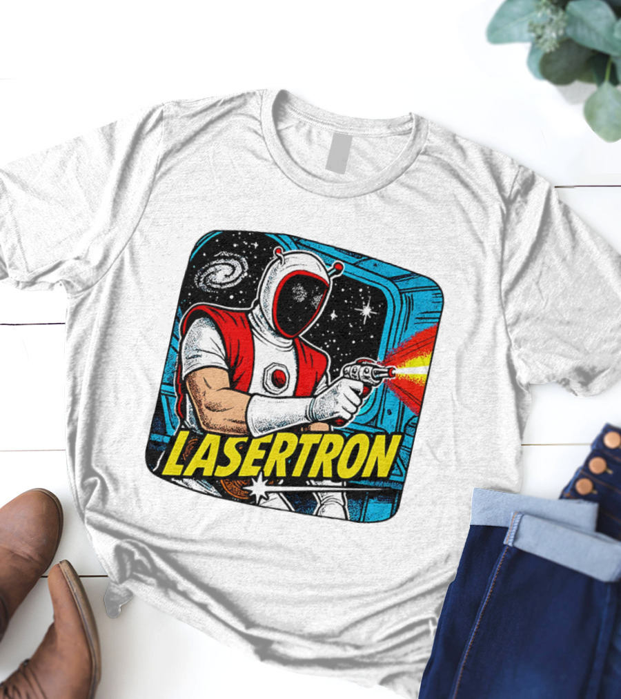 Héctor Guerrero Professional Wrestler Lasertron Space Adventure T-Shirt