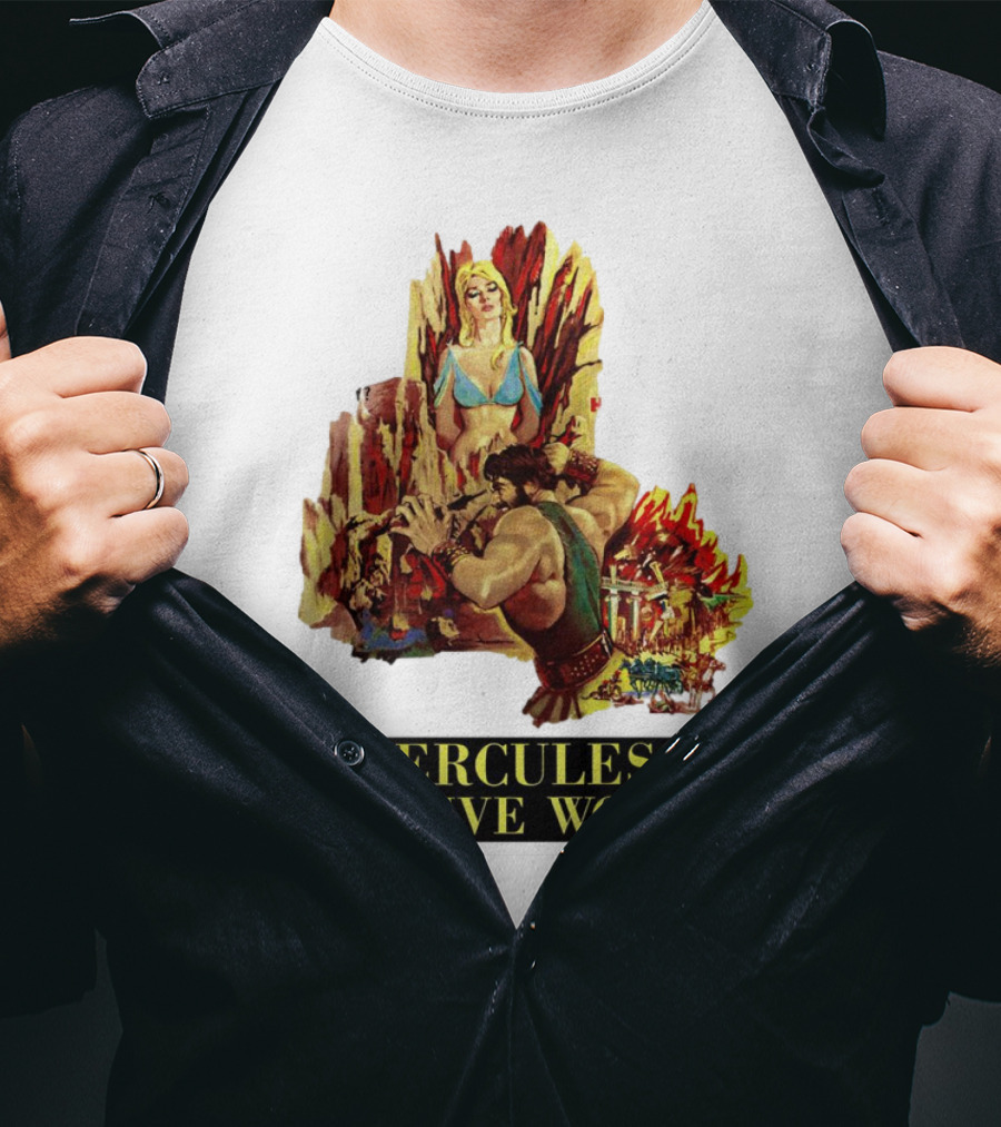 Hercules And The Captive Women Classic Movie Vintage Art T-Shirt