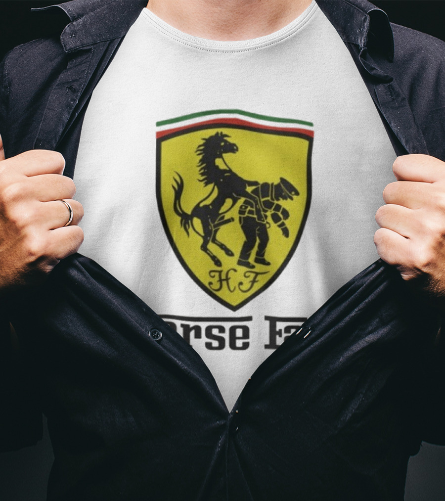 Horse Fair Waterford Whispers HF Shield With Horse And Man T-Shirt