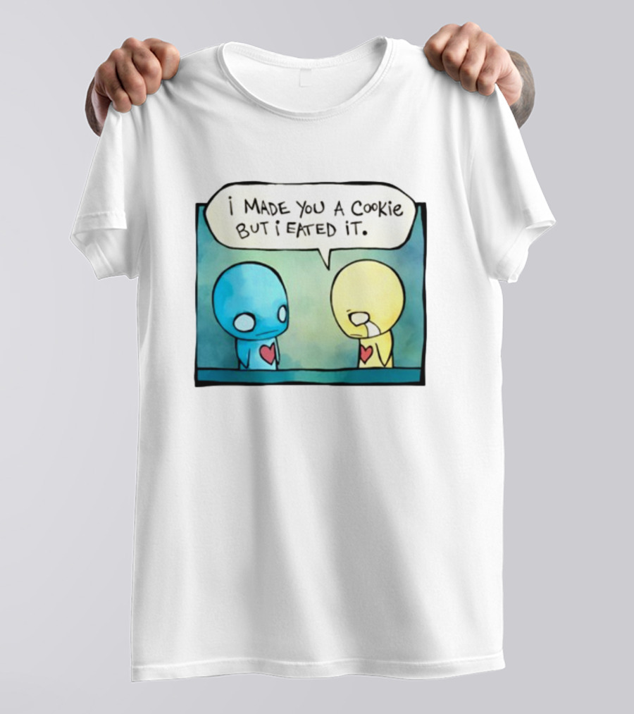 Hot Topic Pon And Zi Comic I Made You A Cookie But I Eated It T-Shirt