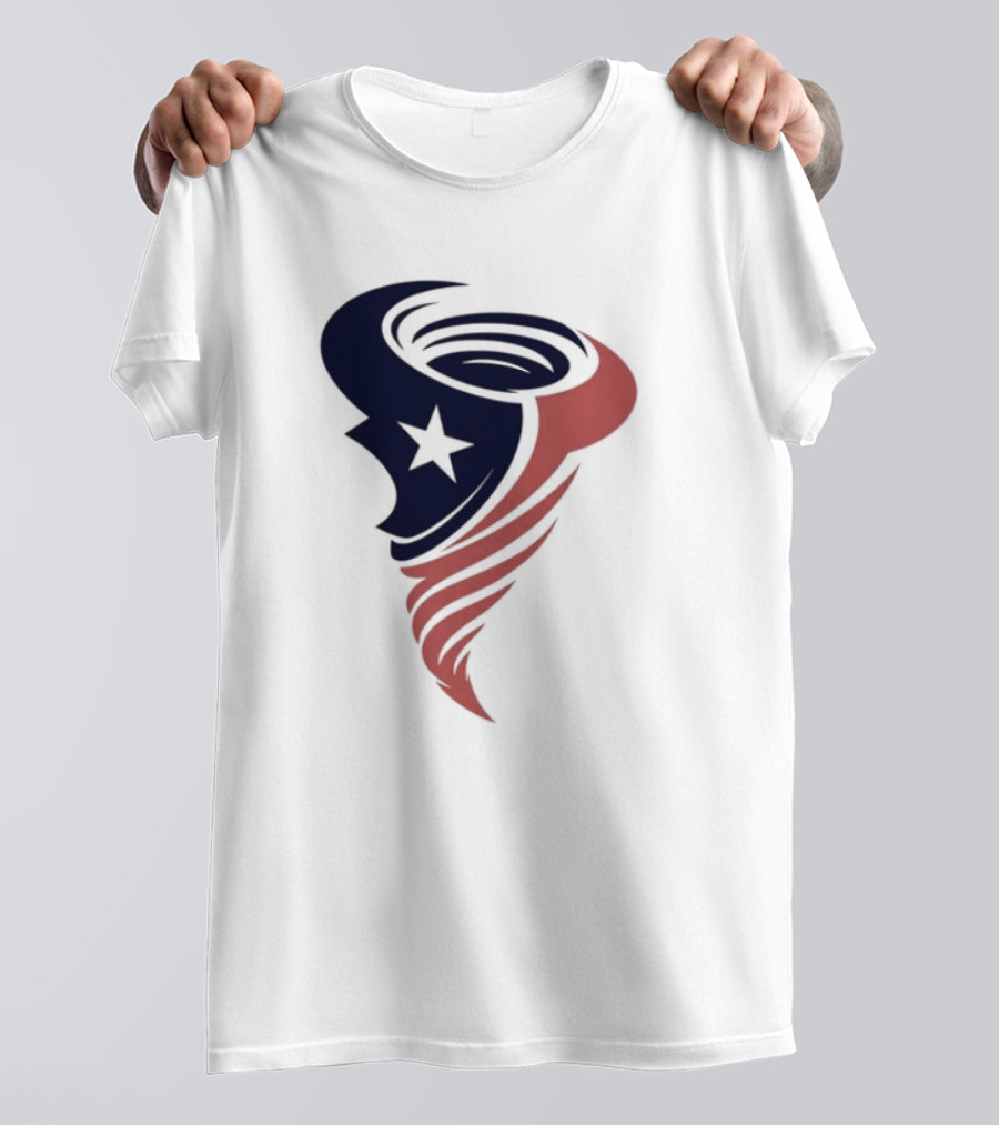 Houston Cyclones Tornado Star Symbol T-Shirt