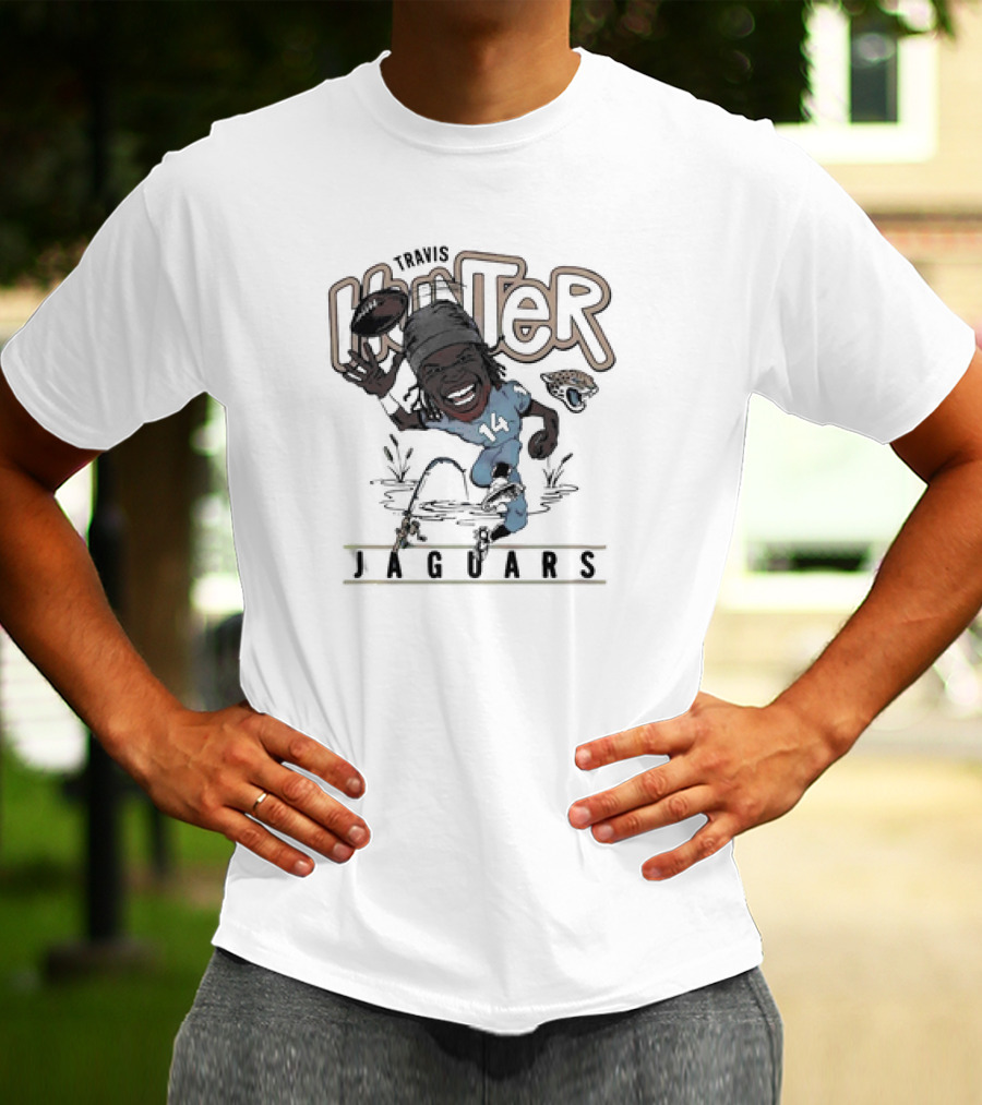 Big Hunter Jaguars Running Football 14 T-Shirt