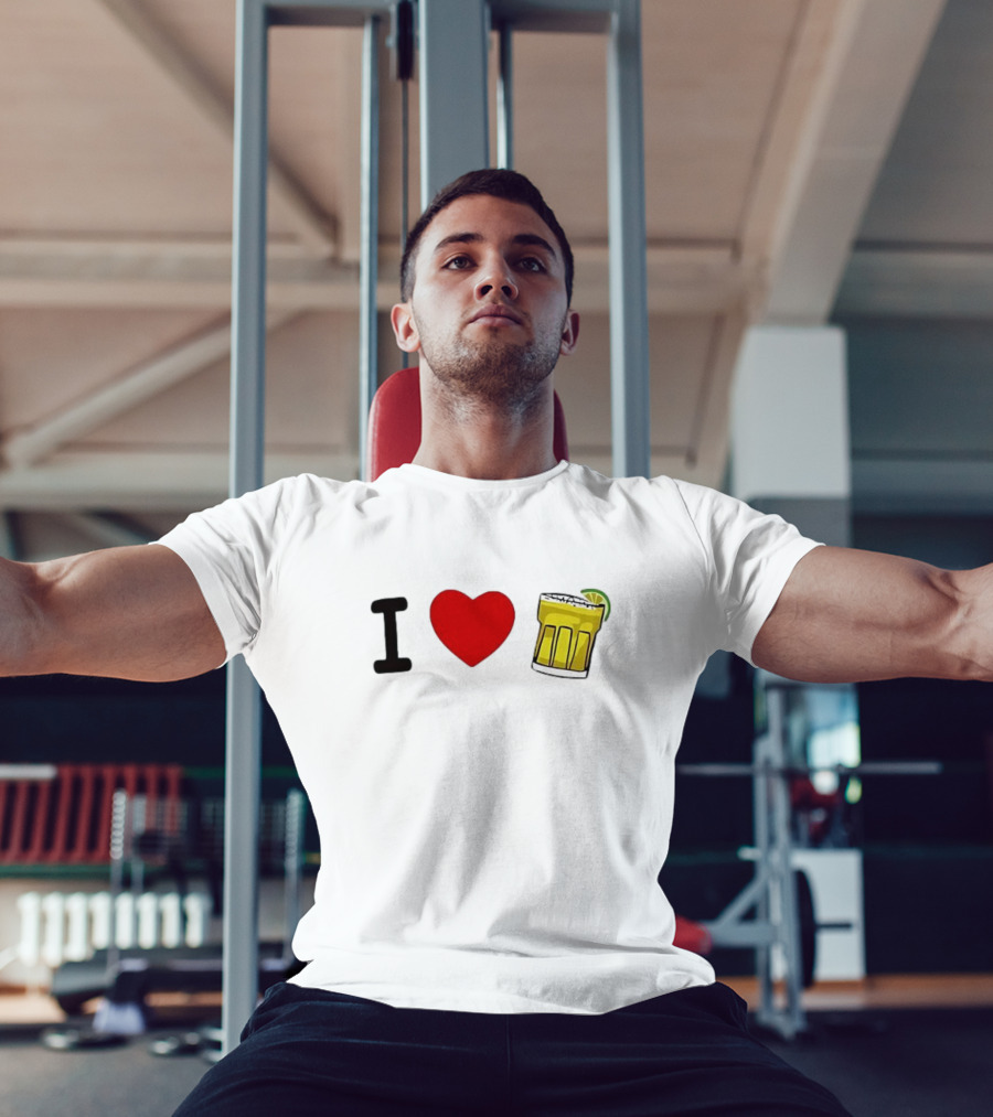 I Love Margarita Lime Cocktail T-Shirt