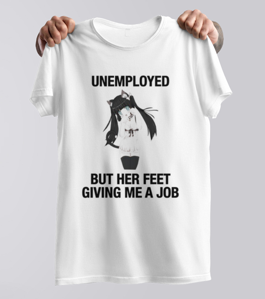 Unemployed But Her Feet Giving Me A Job Lilith's Silhouette T-Shirt